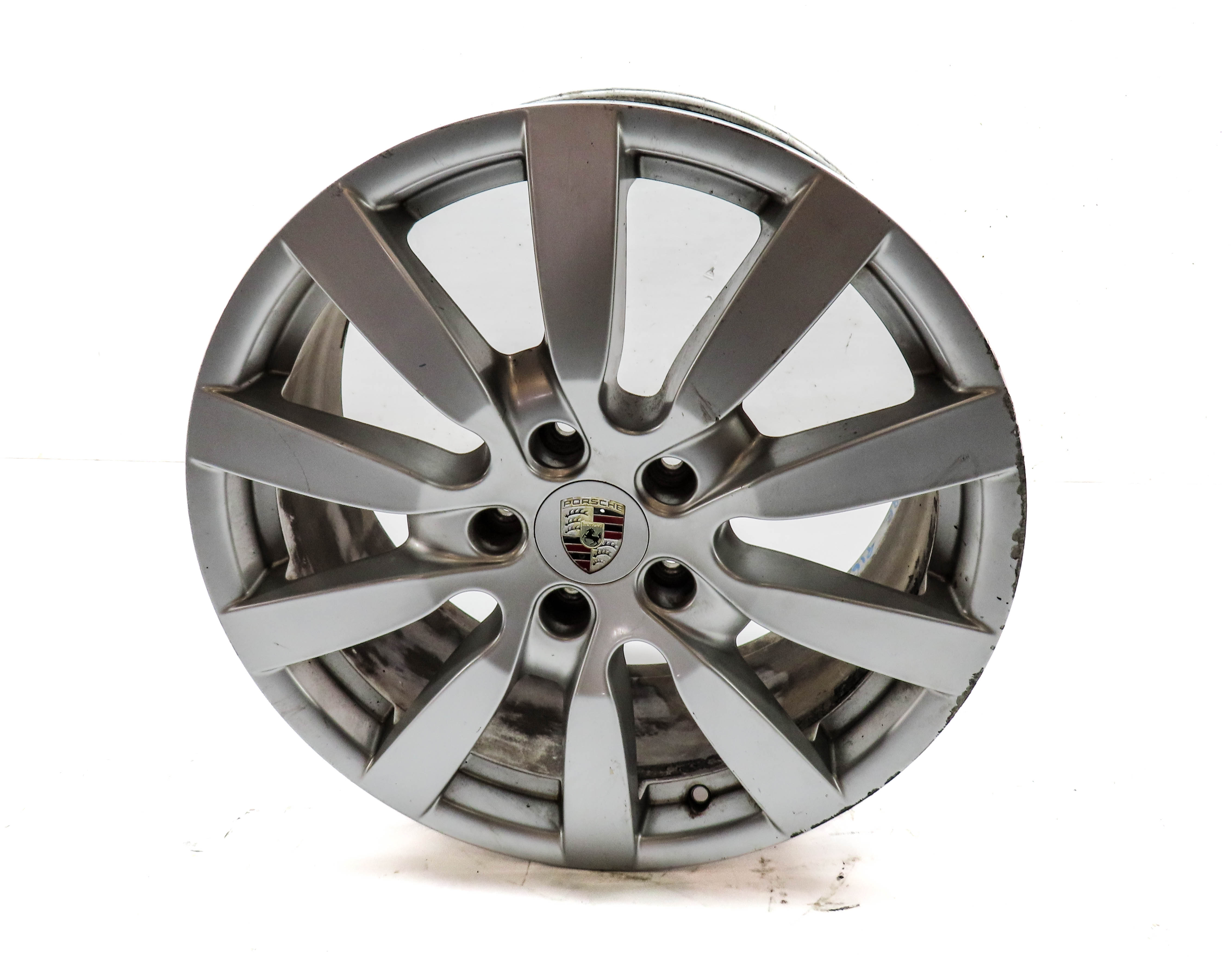 2011-2018 PORSCHE CAYENNE (958) 20x9 INCH10 SPOKE ALUMINUM ALLOY WHEEL RIM — exact item pictured
